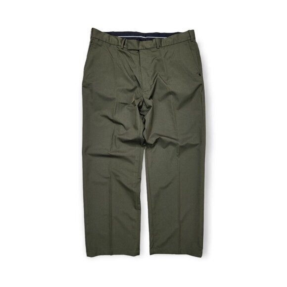RLX Ralph Lauren Golf Stretch Pants 38x32‎ Mens Green Single Pleated Slacks - Picture 1 of 9